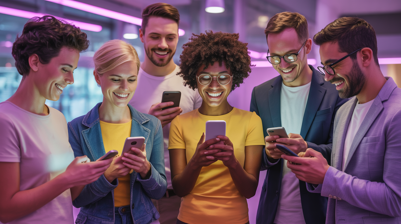 Diverse community connecting through GOT SOCIAL platform